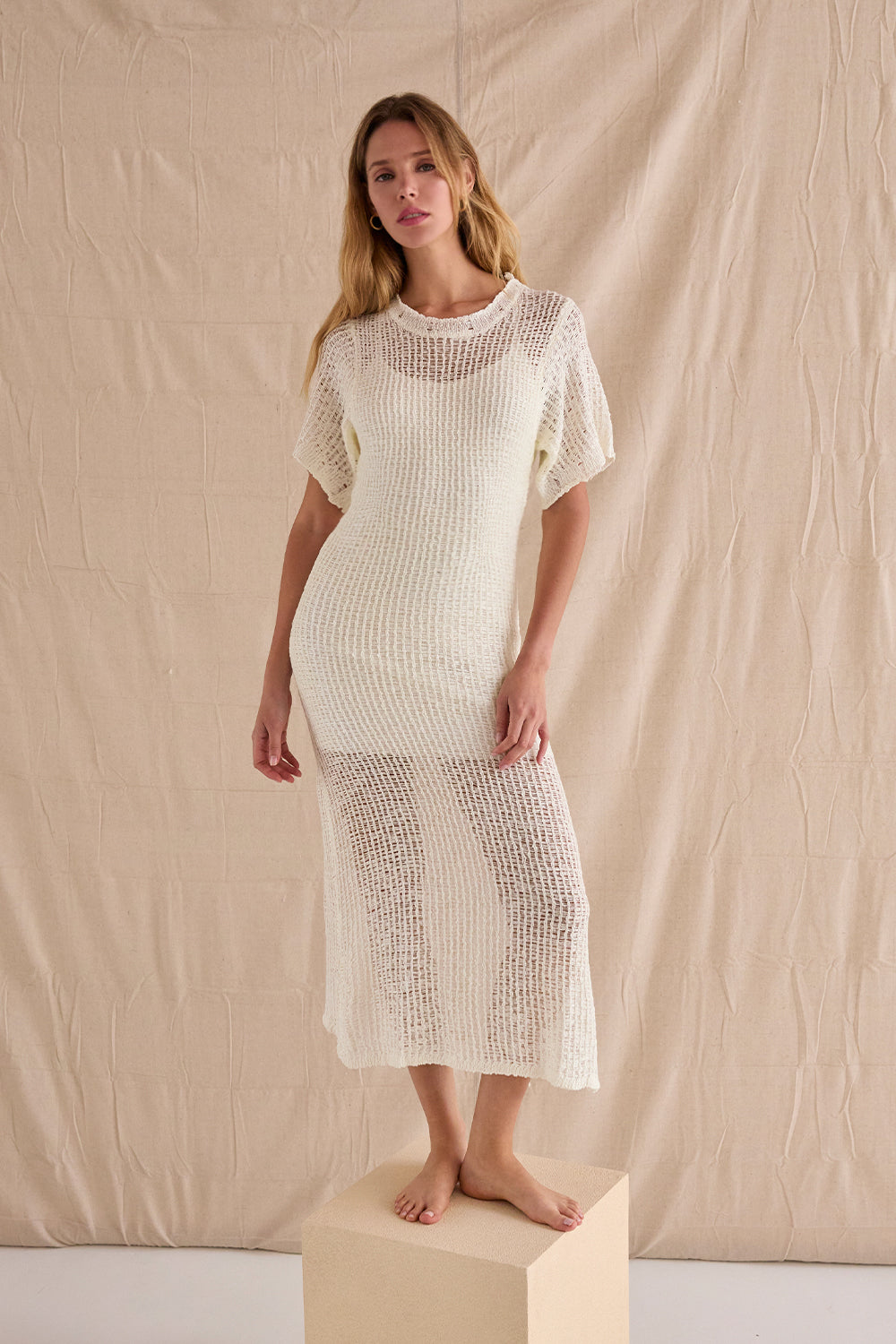 Mariela Netted Knit Dress
